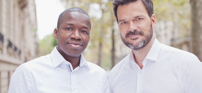 Tidjane Dème et Cyril Collon, les deux GPs de Partech Africa.