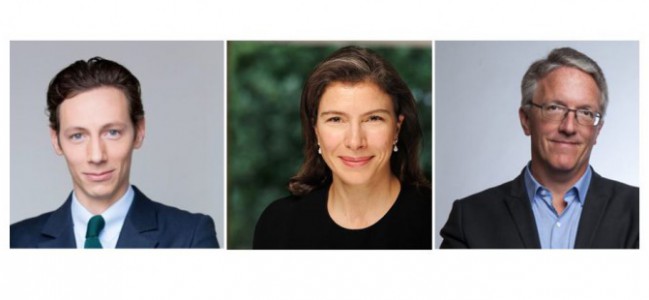 De gauche à droite : William Barrett (Reach Capital), Nathalie Duguay (Willkie Farr & Gallagher), Roger Caniard (MACSF) 