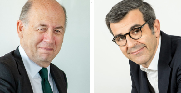 Serge Weinberg (à gauche) et Philippe Klocanas