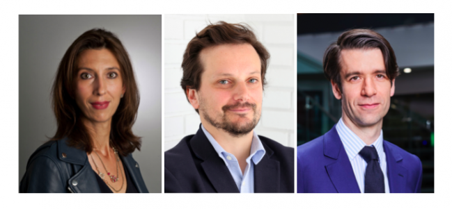 De gauche à droite : Anne-Caroline Pace-Tuffery (Idia Capital Investissement), Stanislas Subra (Jolt Capital), David Lambert (Addleshaw Goddard)