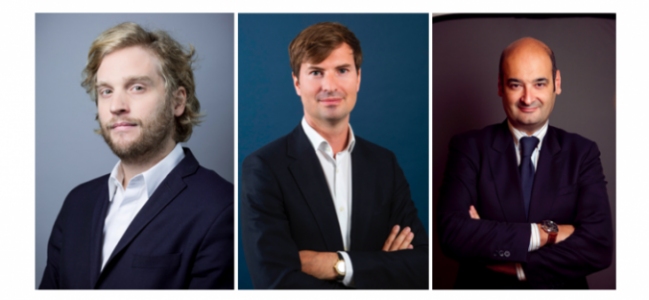 De gauche à droite : Nicolas Herschtel (Iris), Franklin Henrot (MBO & Co), Philippe Feitussi (DWF)