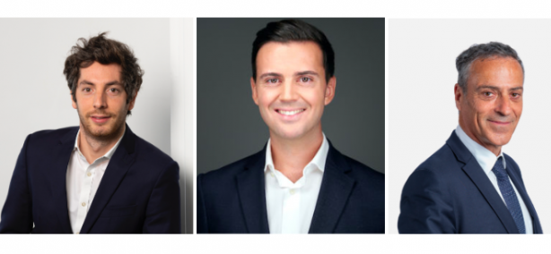 De gauche à droite : Clément Bertholet (AdBio partners), Jean-Brice Lachaux (Qualium Investissement), Bertrand d'Anselme (IQ-EQ France)