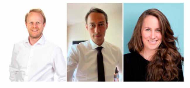 De gauche à droite : Jouke Garretsen (BlackFin Capital Partners), David Cognasse (Irdi Capital Investissement), Marine Jouët (Capital Croissance)