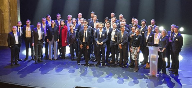 Les lauréats de la soirée et les membres du jury 