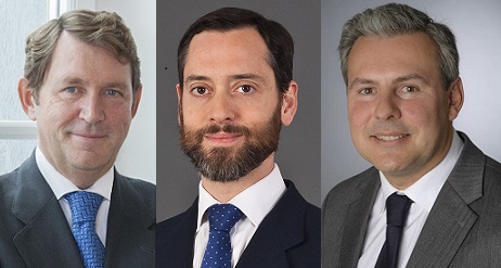 José Tomás Moliner, responsable du bureau espagnol de Capzanine, Gonzalo Fernandez-Albiñana, managing director d’Ardian chargé du bureau de Madrid et Olivier Usureau, représentant de Demeter Partners en Espagne