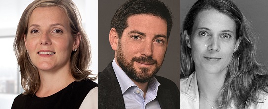 Laurence de Rosamel chez Clearwater, Olivier Vermeulen, managing partner du bureau de Paris de Paul Hastings et Laure Bonin, associée Banque & Finance chez Herbert Smith Freehills