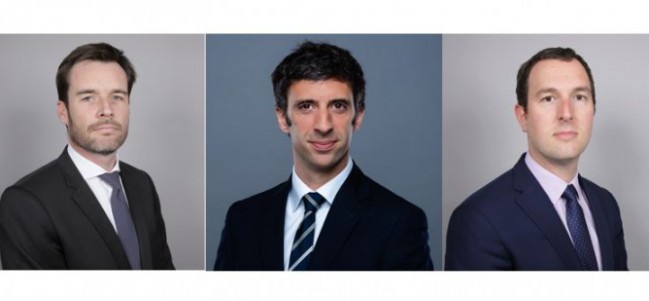 Les trois fondateurs de Tilt Capital Partners. De gauche à droite : Nicolas Lepareur, Nicolas Piau et Nathanaël Krivine.