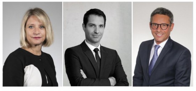 De gauche à droite : Karine Lacombe (Truffle Capital), Vincent Lachêne (M Capital), Guillaume de Jarry (Lerins & BCW)