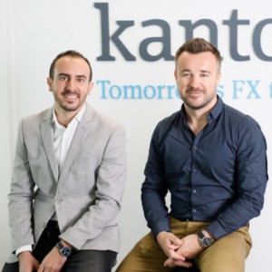 Deux des cofondateurs de la start-up Kantox.